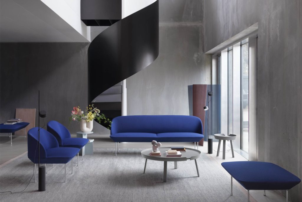 Oslo sofa, Classic Blue Pantone 2020